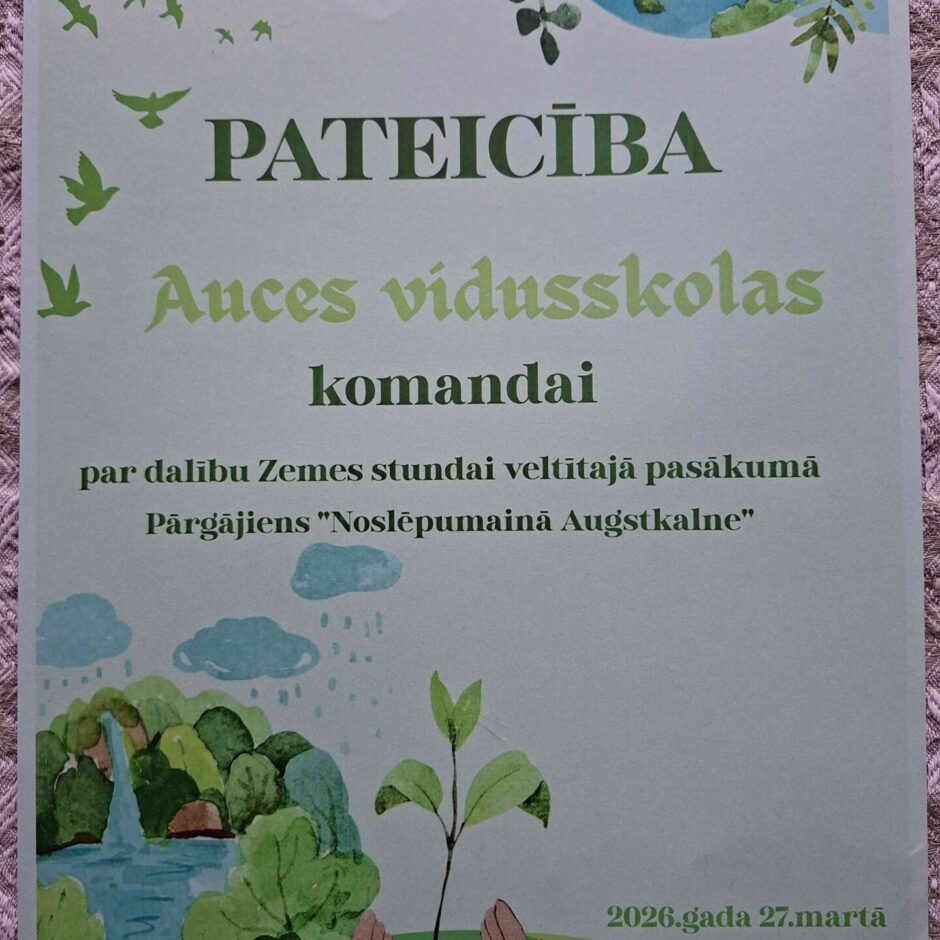 Dobeles novada skolēnu pašpārvalžu pārgājienā 
