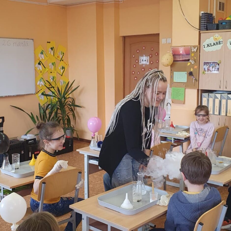 STEM projekts “Burbuļojošās gāzes ceļojums!”