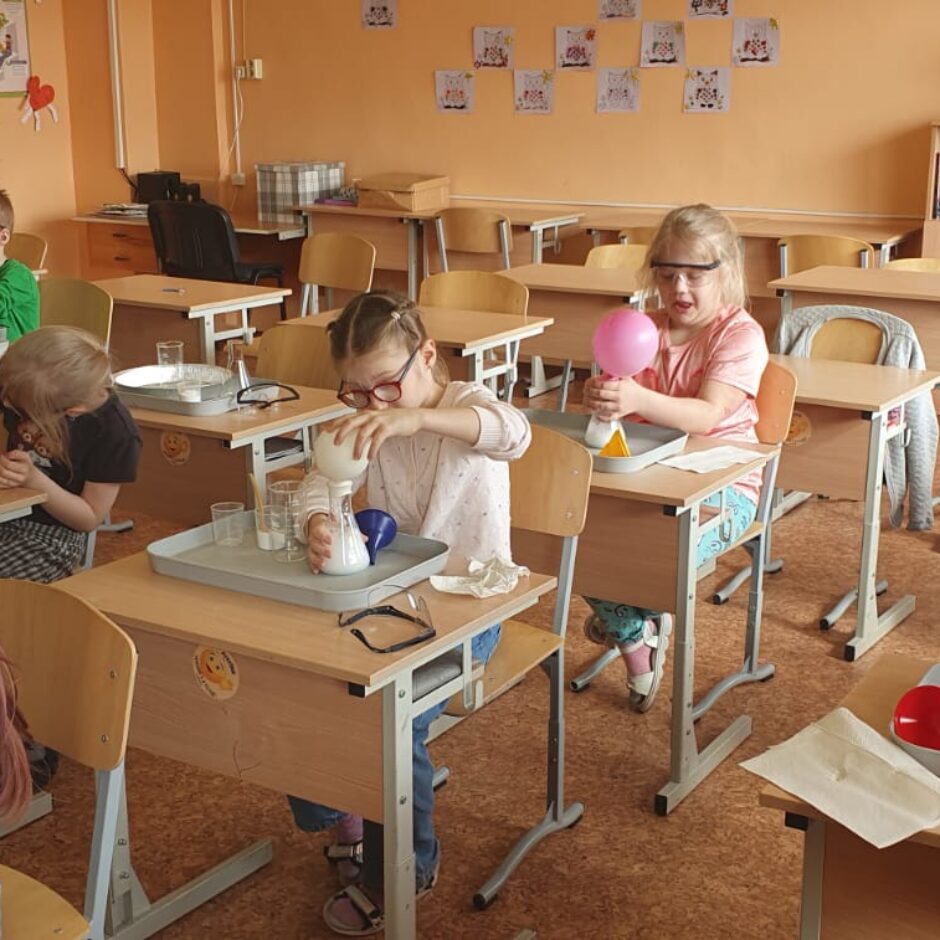 STEM projekts “Burbuļojošās gāzes ceļojums!”