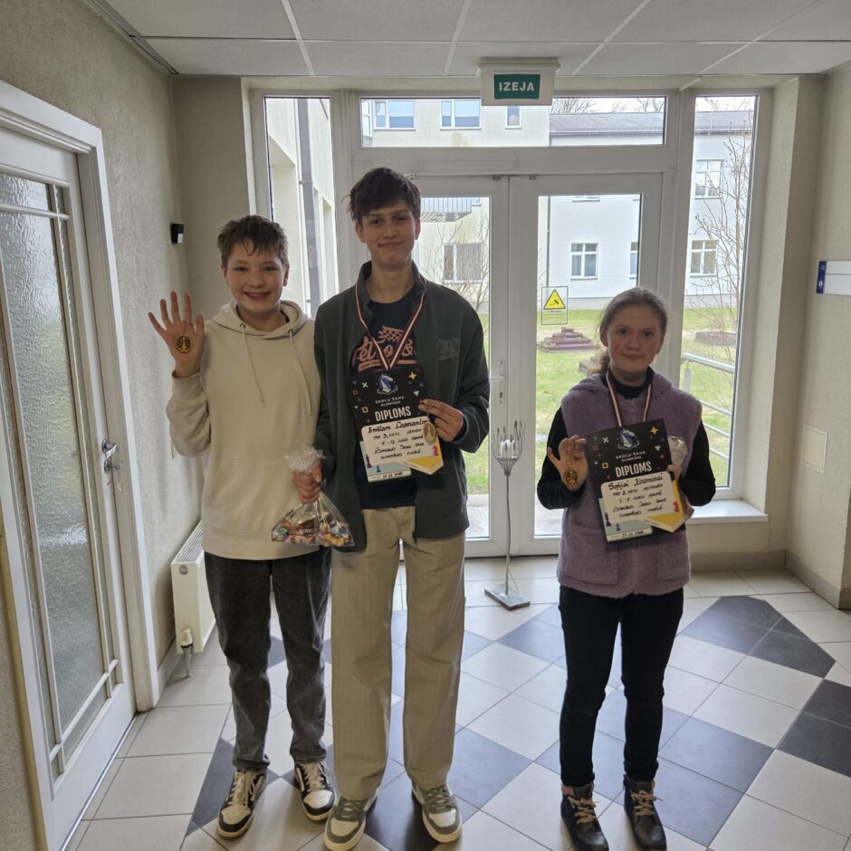 Zemgales skolu šaha olimpiāde.