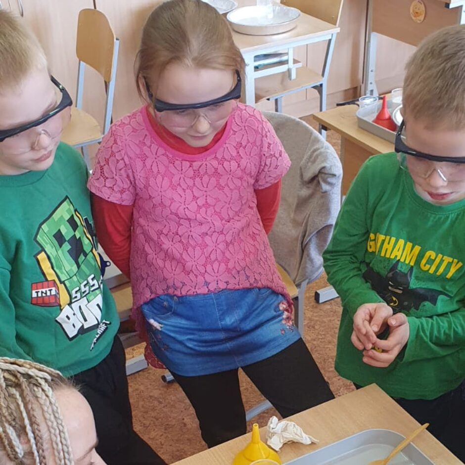 STEM projekts “Burbuļojošās gāzes ceļojums!”