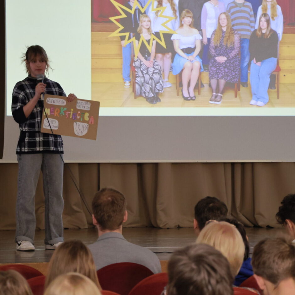 Auces vidusskolas vērtību vēstnese 2025./ 26.m.g. Ance Raņķevica