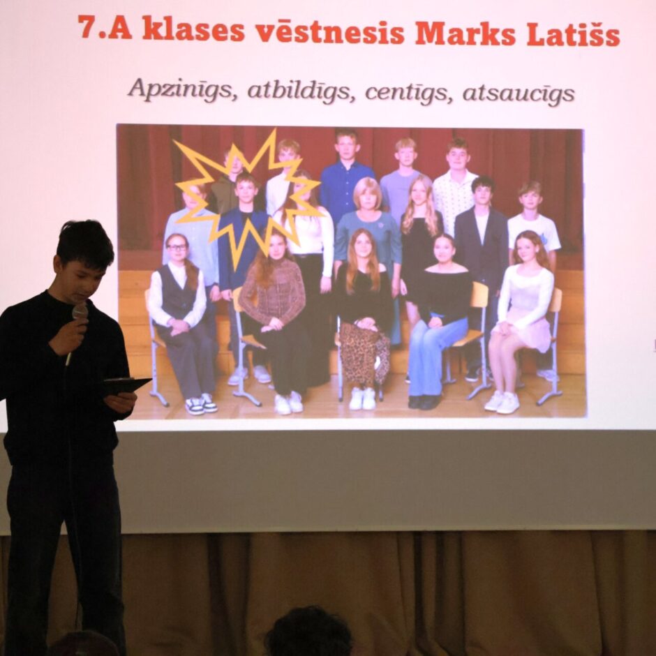 Auces vidusskolas vērtību vēstnesis 2025./ 26.m.g. Marks Latišs