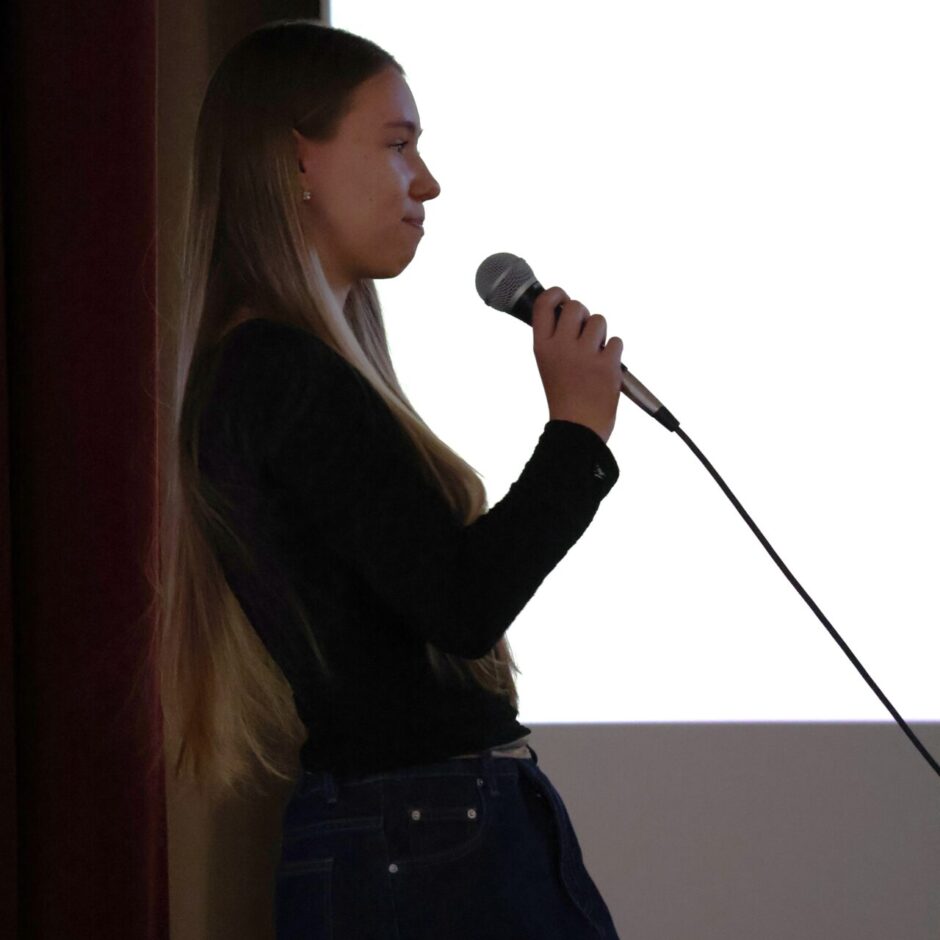 Auces vidusskolas vērtību vēstnese 2025./ 26.m.g. Ance Teihmane