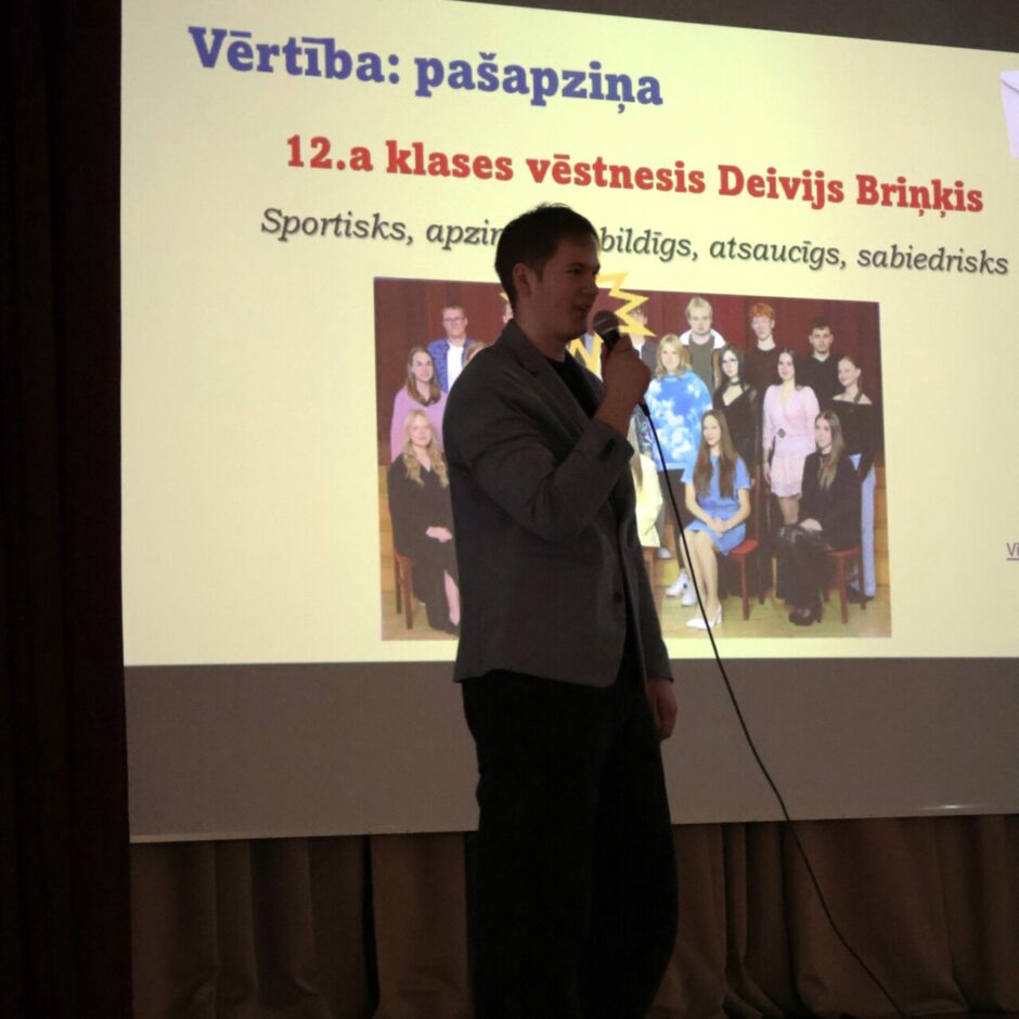 Auces vidusskolas vērtību vēstnesis 2025./ 26.m.g. Deivijs Briņķis