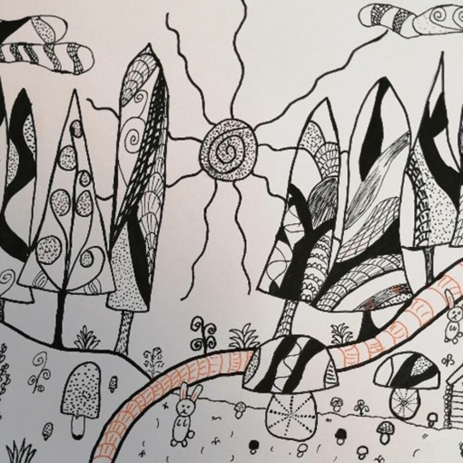 “Mežā”. Estere Bolande, 4.klase, 1.vieta