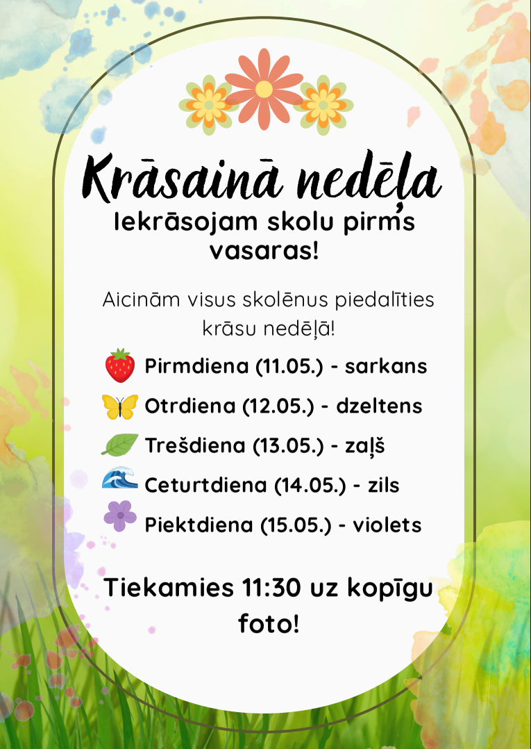 krāsainā nedēļa Auces vidusskolā
