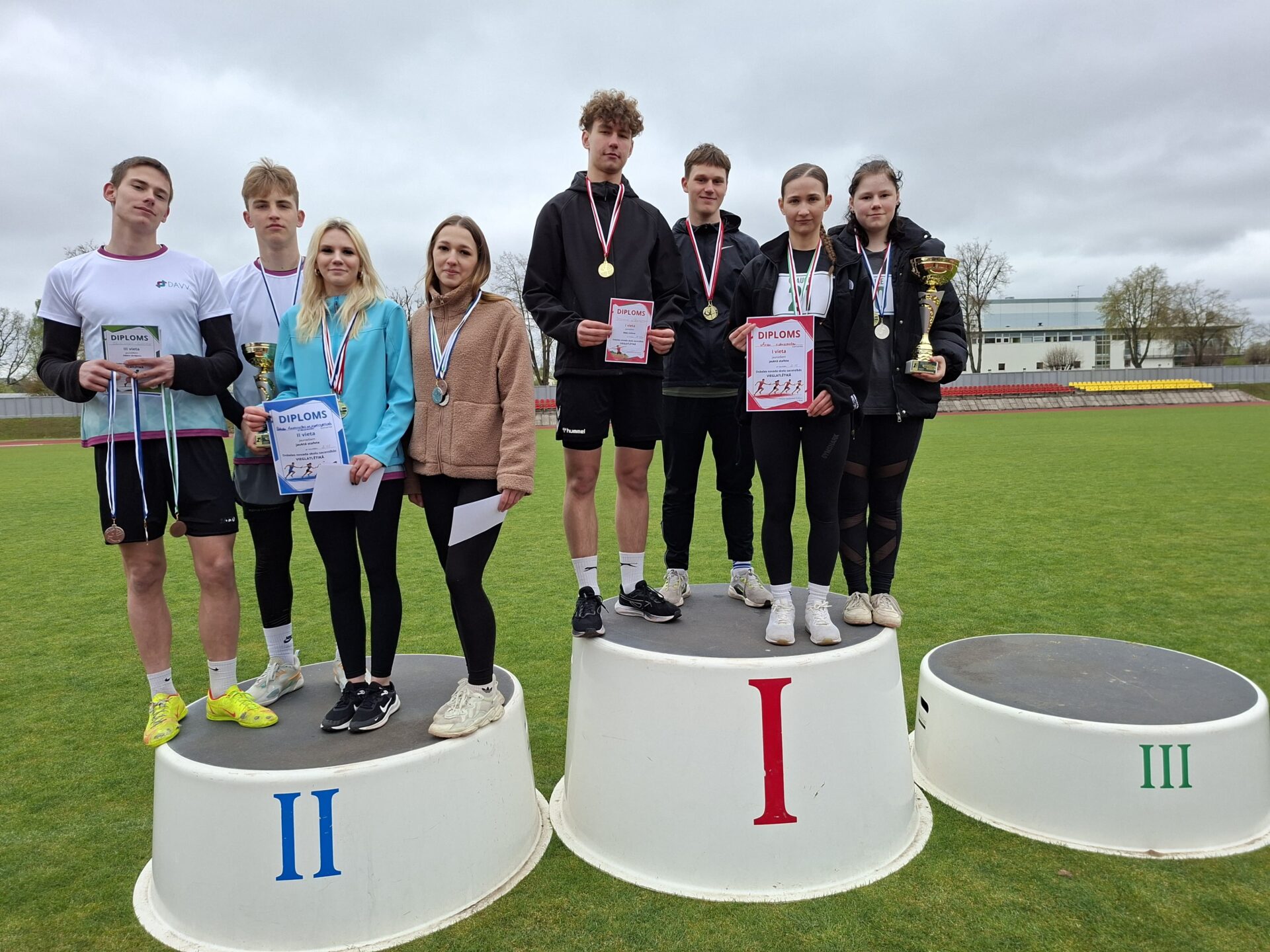 Dobeles novada sacensības vieglatlētikā.