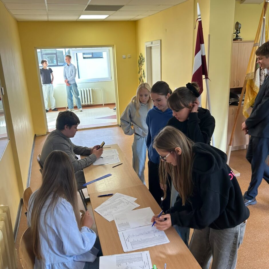 Auces vidusskolas pašpārvaldes prezidenta vēlēšanas