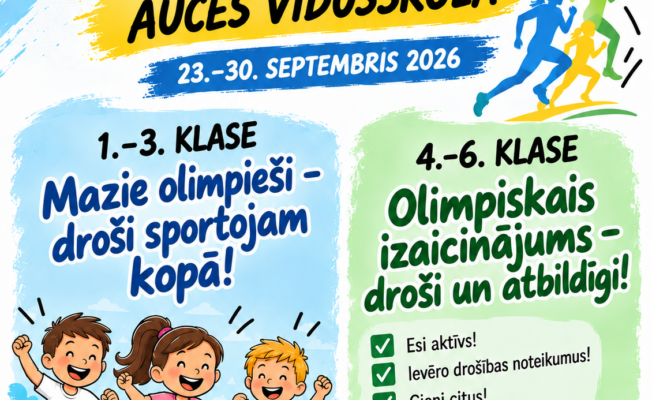 Eiropas sporta nedēļa Auces vidusskolā