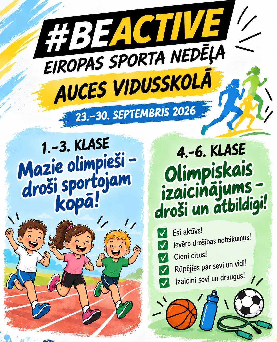 Eiropas sporta nedēļa Auces vidusskolā