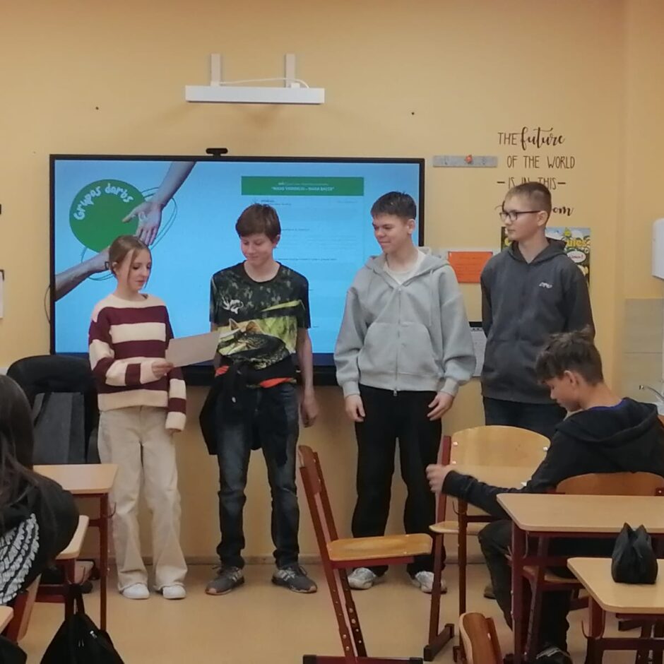 7.ab klases STEM nodarbība “Mans viedoklis - mana balss”